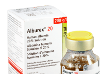 ალბუმინი (ალბურექსი)20% 50მლ