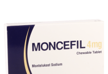 მონცეფილი 4მგ #28ტ საღ