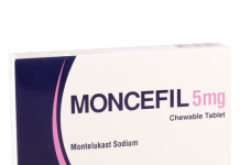 მონცეფილი 5მგ #28ტ საღ